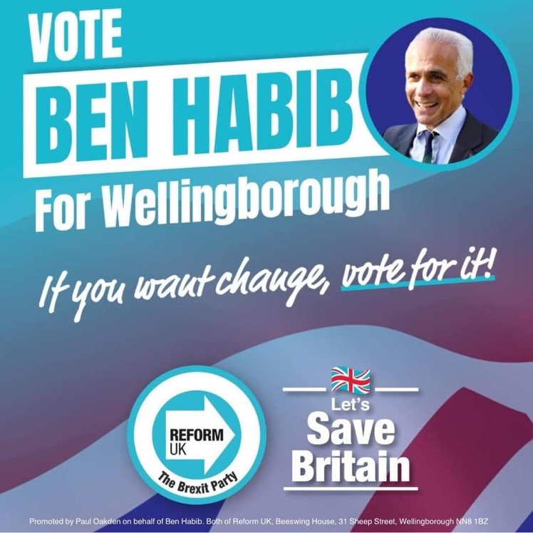 Wellingborough by election vote Ben Habib